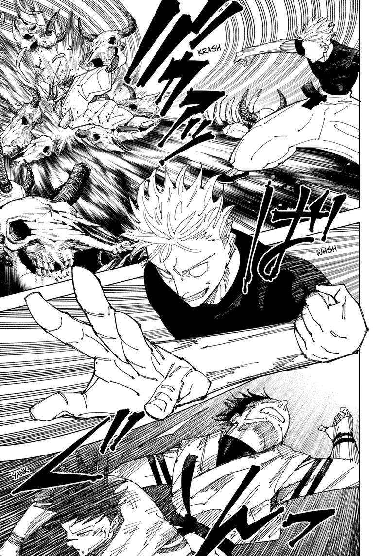 Jujutsu Kaisen Chapter 229 page 6 - Chapter 229: Inhuman Makyo Shinjuku Showdown, Part 7