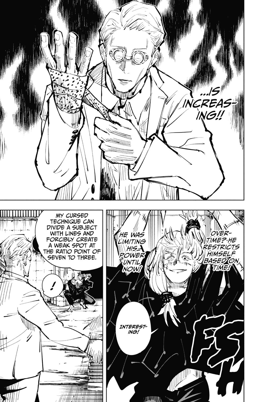 Jujutsu Kaisen Chapter 23 page 11 - Chapter 23: Young Fish and Reverse Punishment, Part 5
