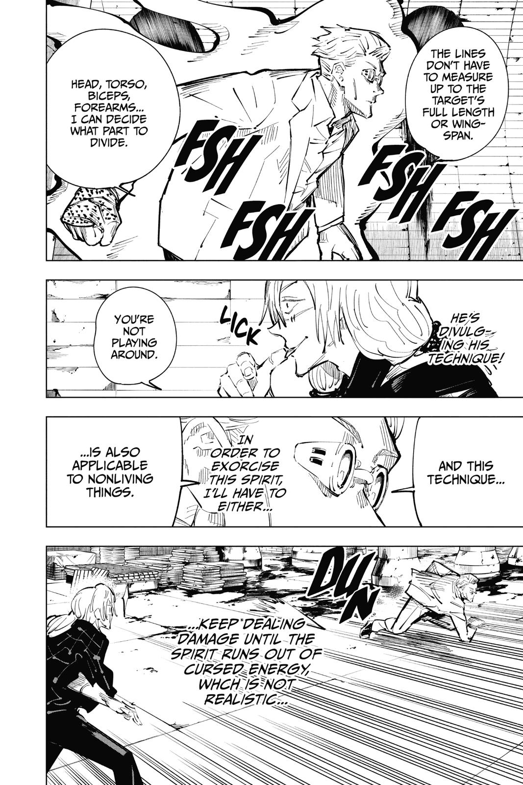 Jujutsu Kaisen Chapter 23 page 12 - Chapter 23: Young Fish and Reverse Punishment, Part 5