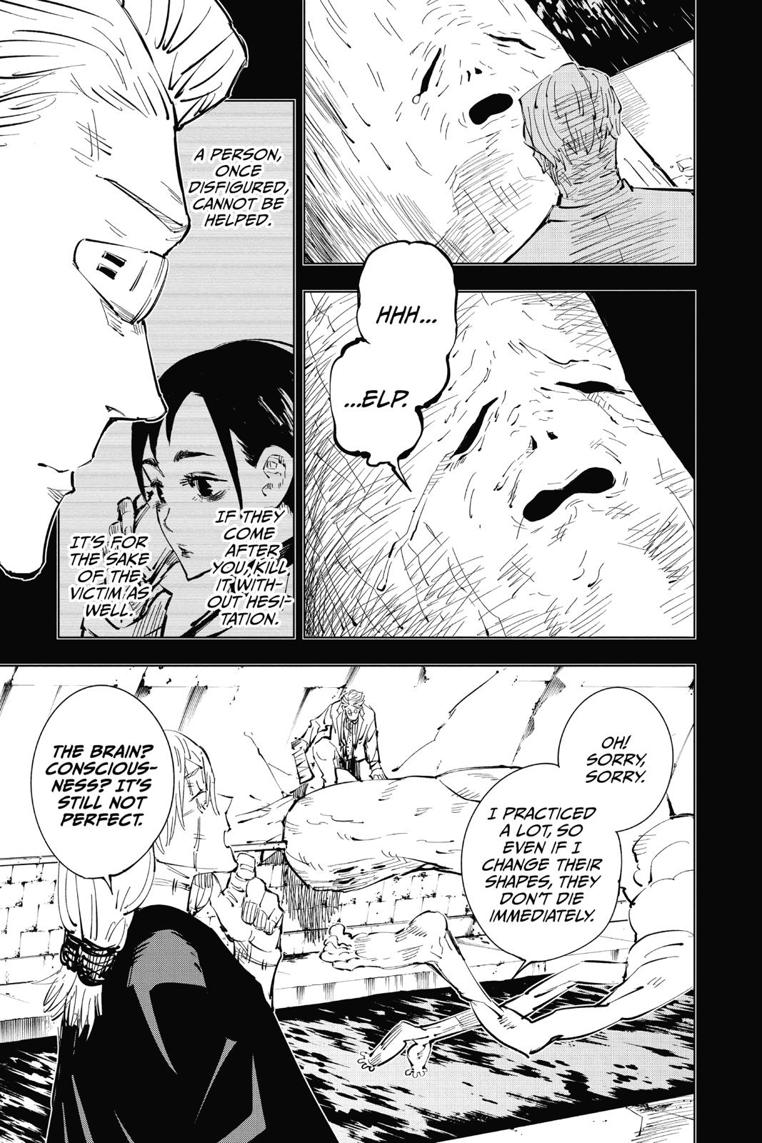 Jujutsu Kaisen Chapter 23 page 5 - Chapter 23: Young Fish and Reverse Punishment, Part 5