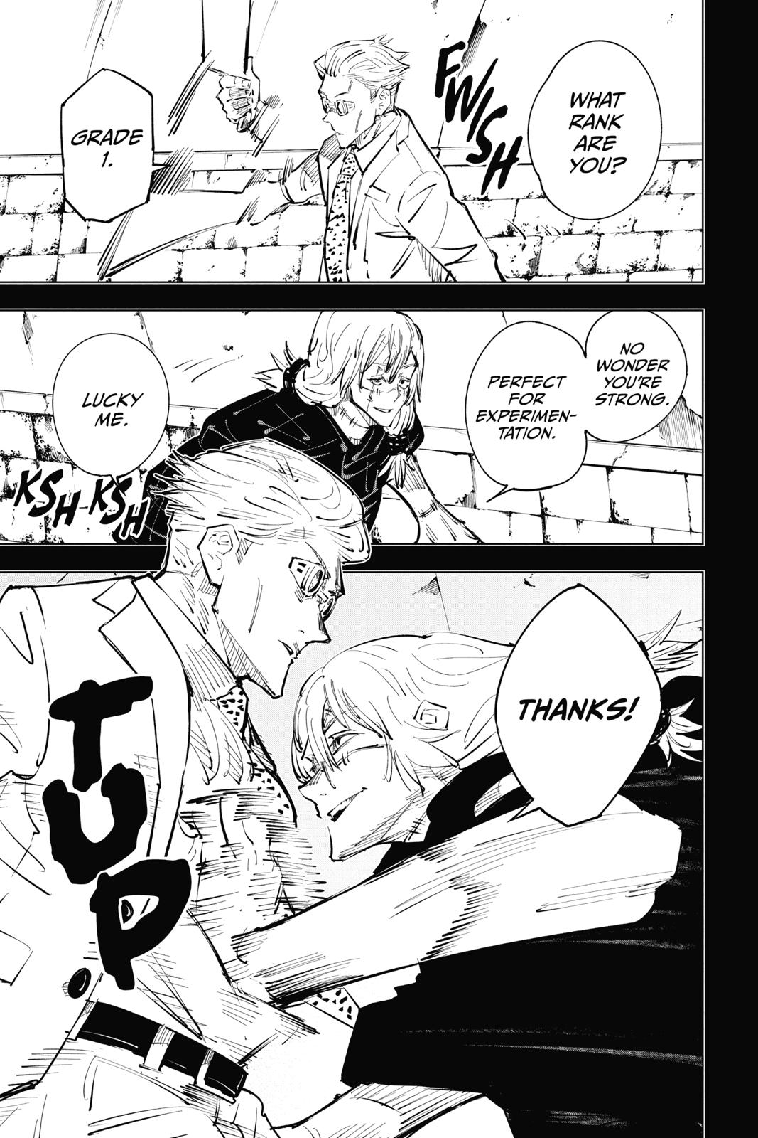 Jujutsu Kaisen Chapter 23 page 7 - Chapter 23: Young Fish and Reverse Punishment, Part 5