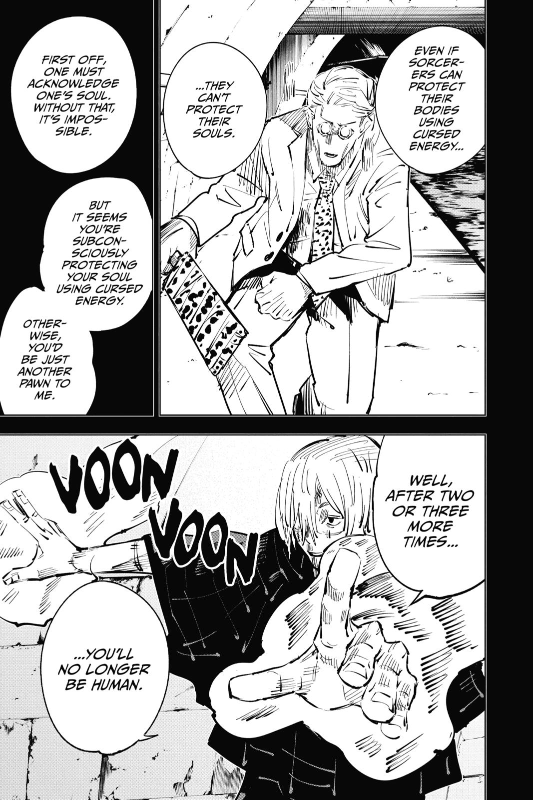 Jujutsu Kaisen Chapter 23 page 9 - Chapter 23: Young Fish and Reverse Punishment, Part 5