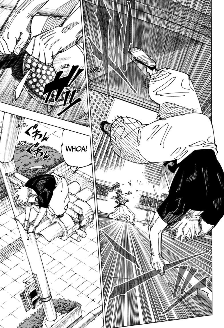 Jujutsu Kaisen Chapter 231 page 11 - Chapter 231: Inhuman Makyo Shinjuku Showdown, Part 9