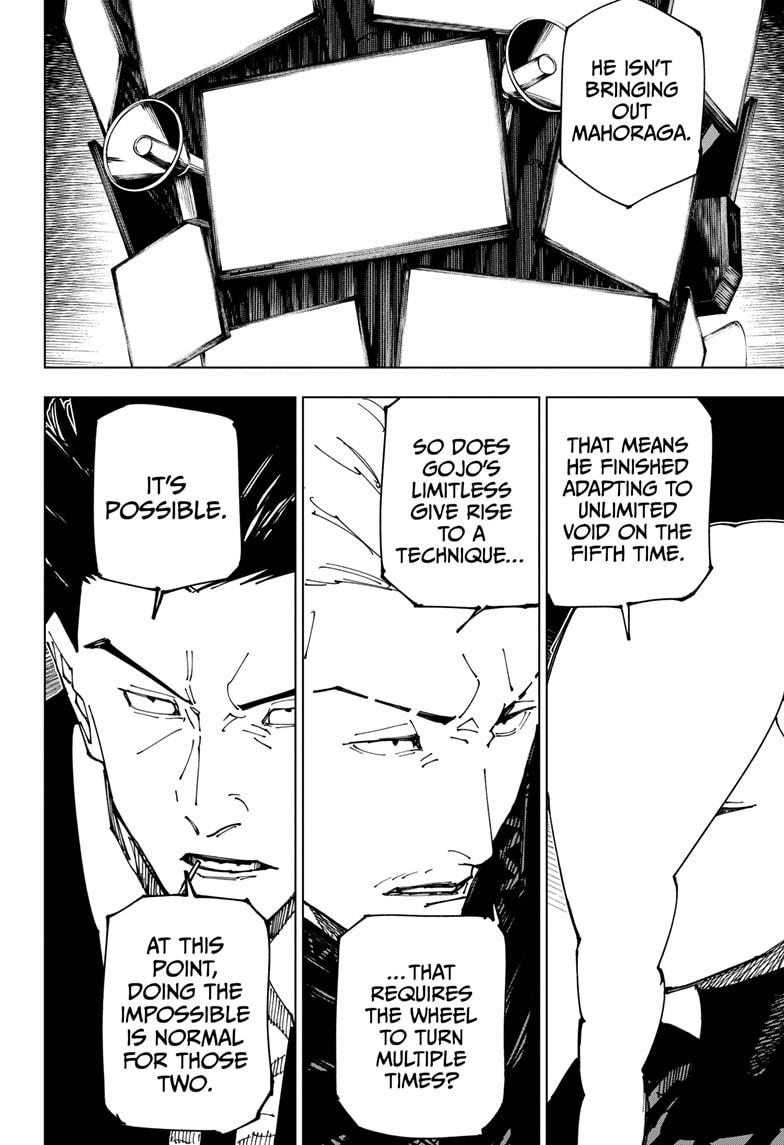 Jujutsu Kaisen Chapter 231 page 16 - Chapter 231: Inhuman Makyo Shinjuku Showdown, Part 9