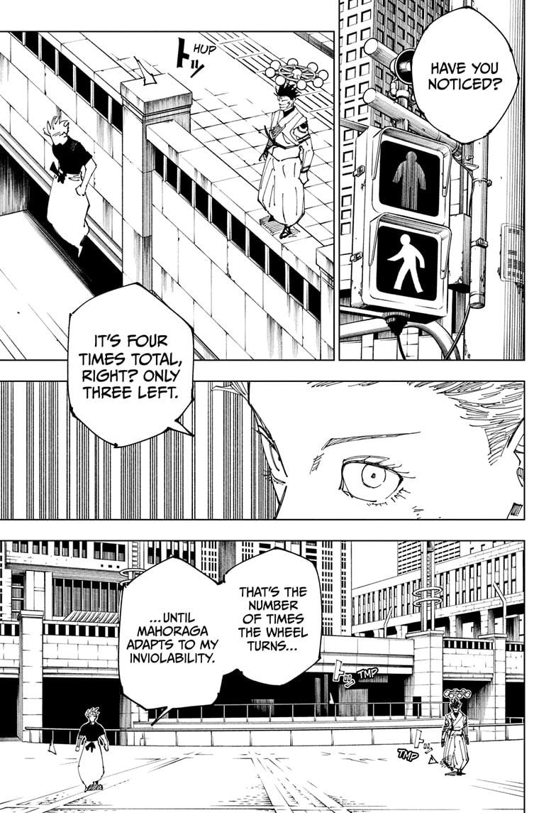 Jujutsu Kaisen Chapter 231 page 17 - Chapter 231: Inhuman Makyo Shinjuku Showdown, Part 9