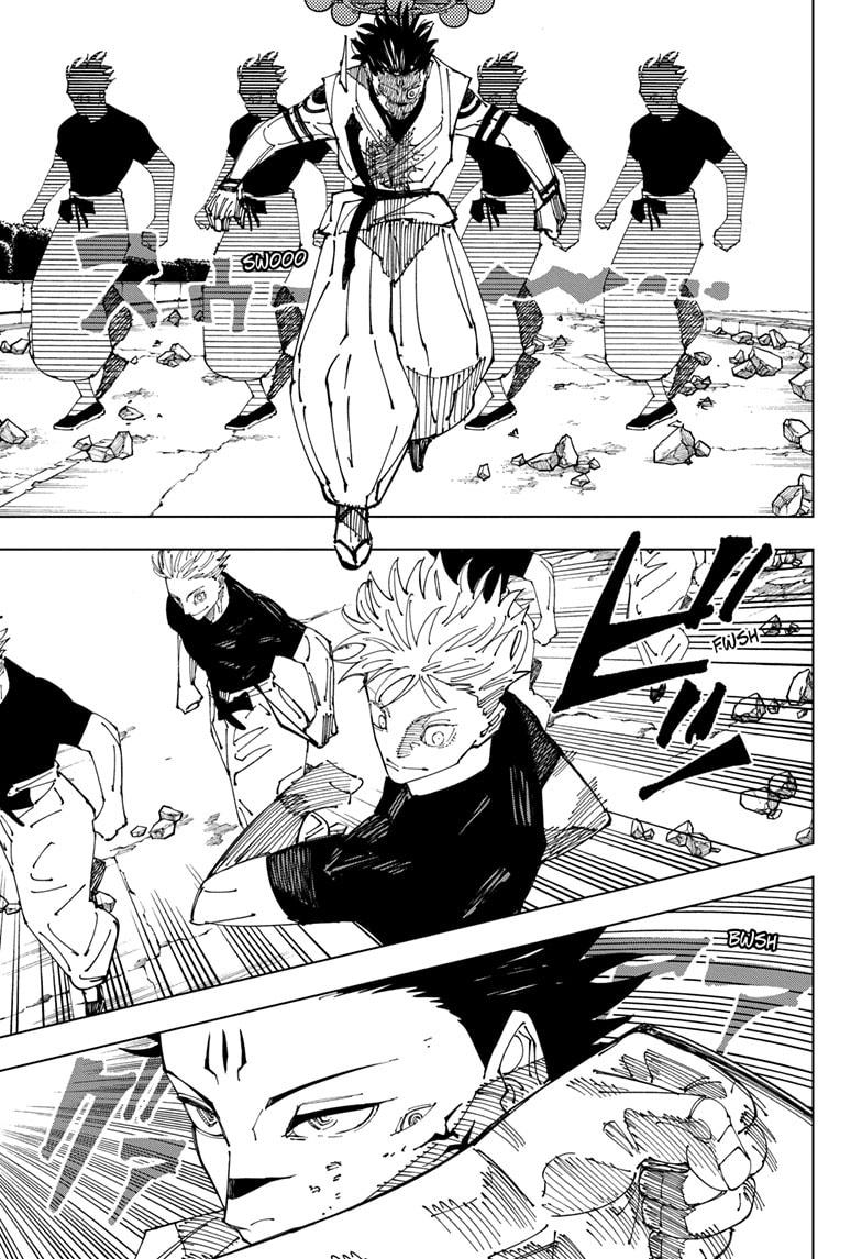 Jujutsu Kaisen Chapter 231 page 9 - Chapter 231: Inhuman Makyo Shinjuku Showdown, Part 9