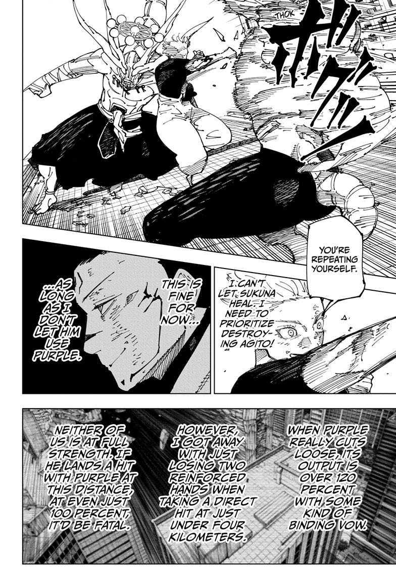 Jujutsu Kaisen Chapter 234 page 11 - Chapter 234: Inhuman Makyo Shinjuku Showdown, Part 12