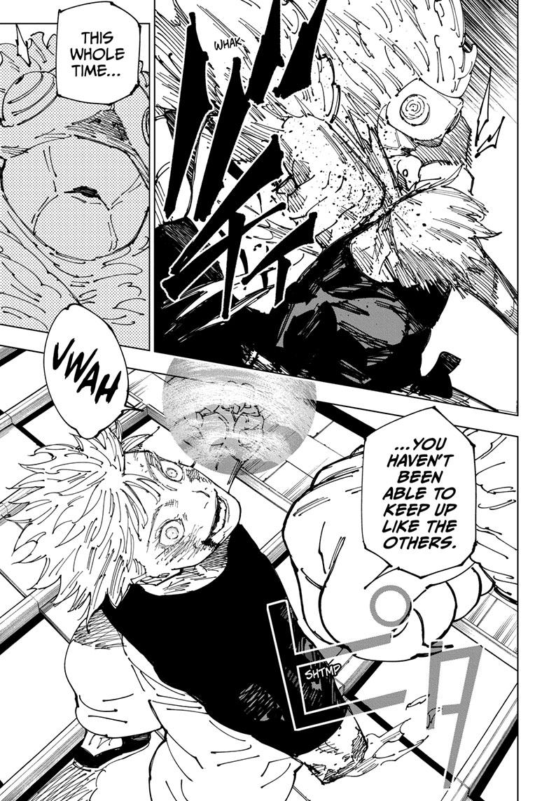 Jujutsu Kaisen Chapter 234 page 16 - Chapter 234: Inhuman Makyo Shinjuku Showdown, Part 12