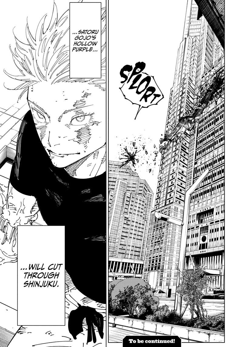Jujutsu Kaisen Chapter 234 page 19 - Chapter 234: Inhuman Makyo Shinjuku Showdown, Part 12