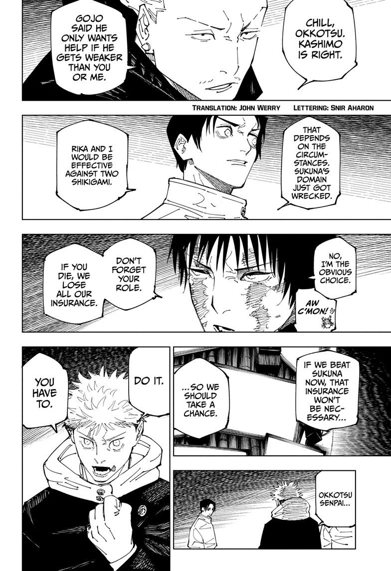 Jujutsu Kaisen Chapter 234 page 3 - Chapter 234: Inhuman Makyo Shinjuku Showdown, Part 12