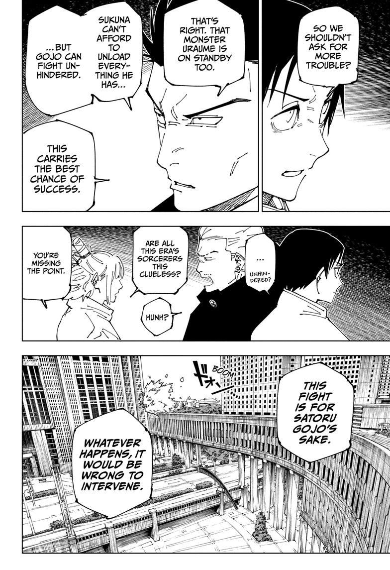 Jujutsu Kaisen Chapter 234 page 5 - Chapter 234: Inhuman Makyo Shinjuku Showdown, Part 12
