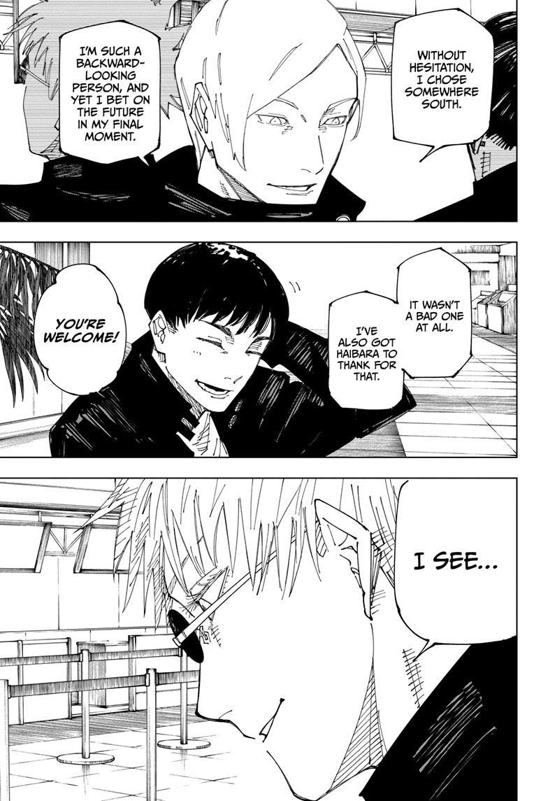 Jujutsu Kaisen Chapter 236 page 10 - Chapter 236: Heading South