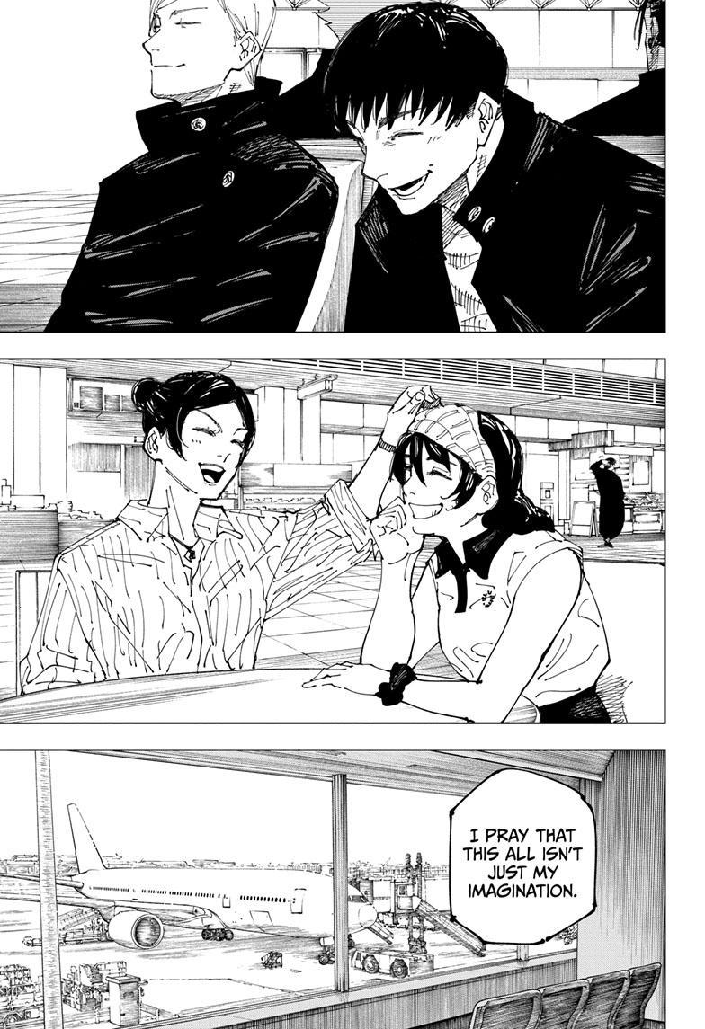 Jujutsu Kaisen Chapter 236 page 12 - Chapter 236: Heading South