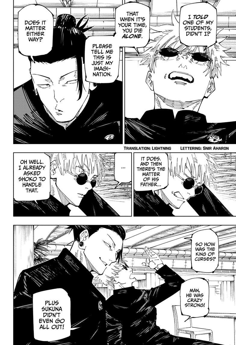 Jujutsu Kaisen Chapter 236 page 3 - Chapter 236: Heading South