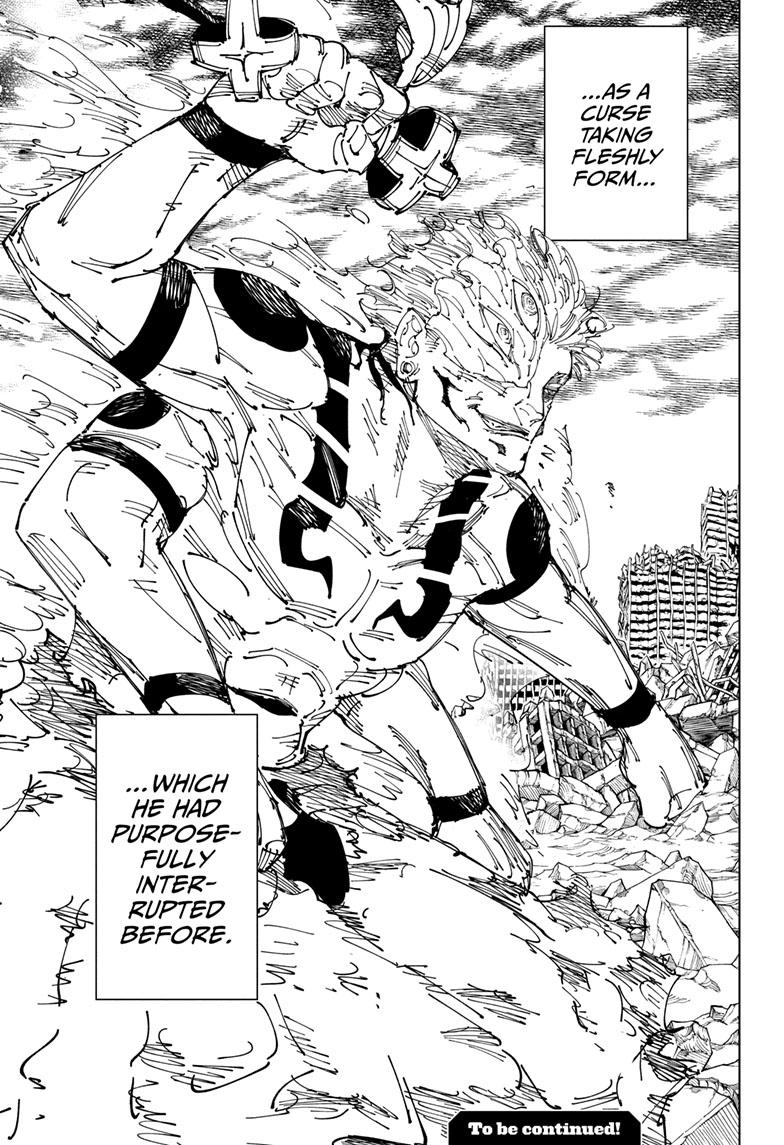 Jujutsu Kaisen Chapter 237 page 20 - Chapter 237: Inhuman Makyo Shinjuku Showdown, Part 14