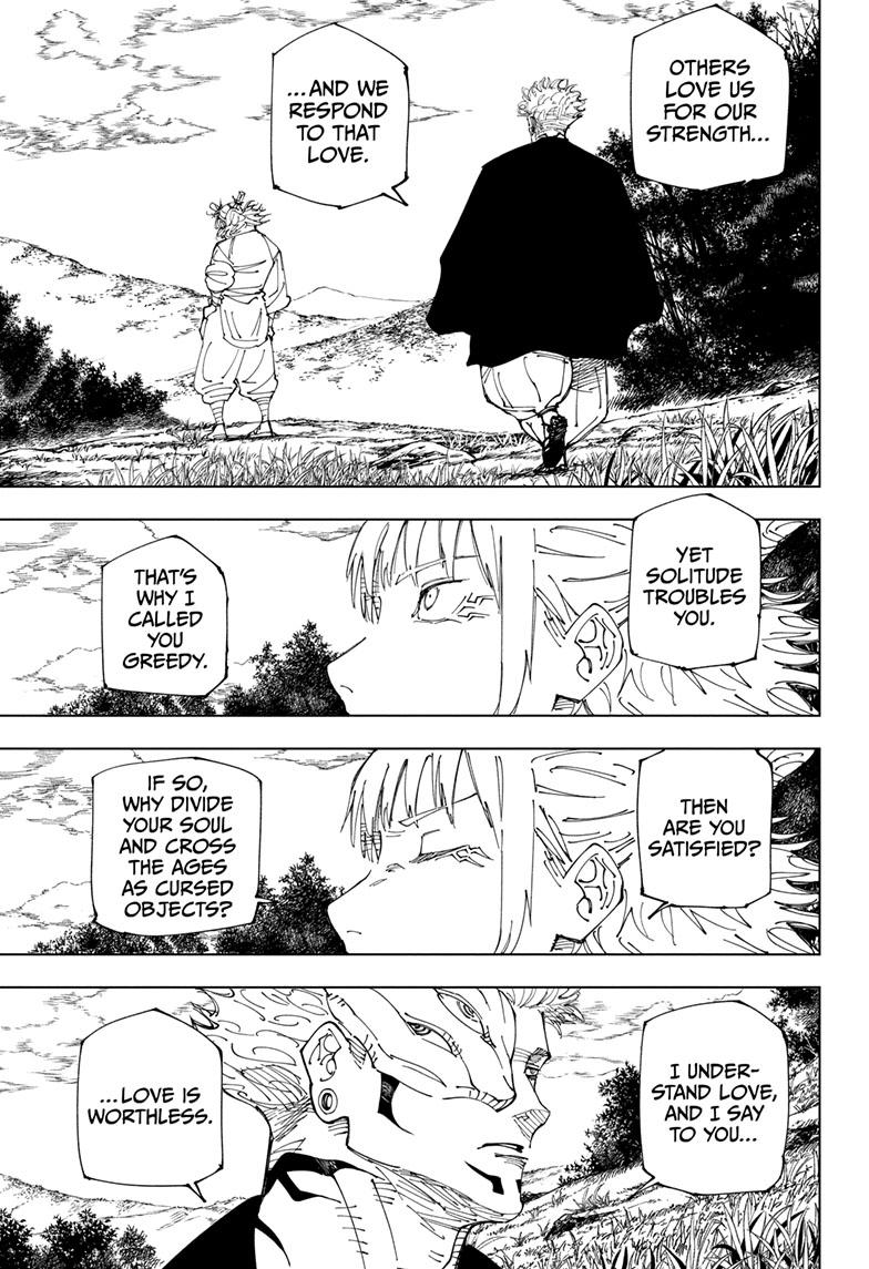 Jujutsu Kaisen Chapter 238 page 15 - Chapter 238: Inhuman Makyo Shinjuku Showdown, Part 15