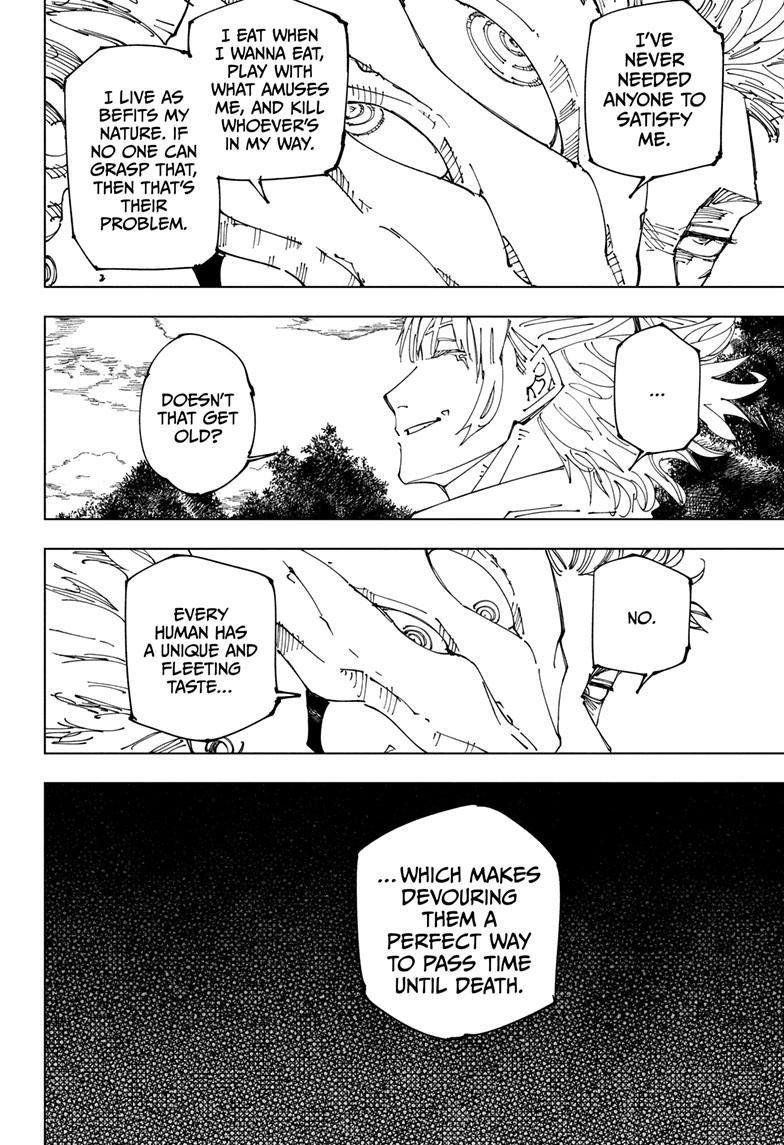 Jujutsu Kaisen Chapter 238 page 16 - Chapter 238: Inhuman Makyo Shinjuku Showdown, Part 15
