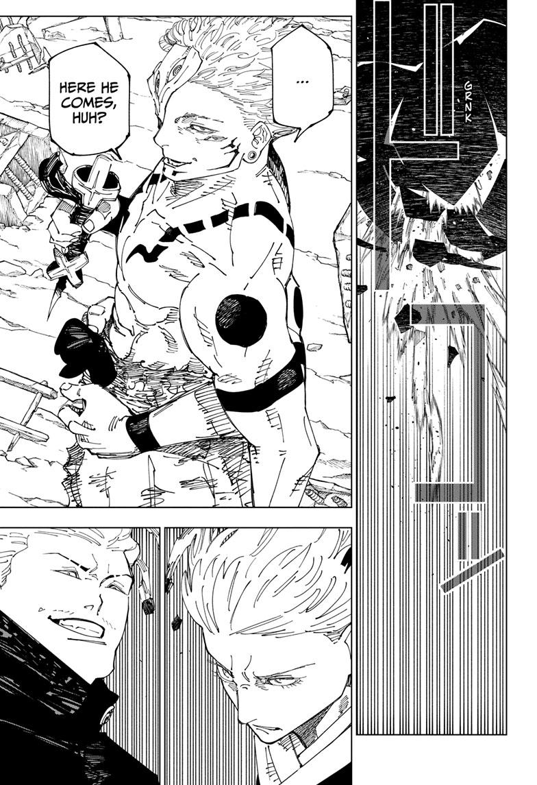 Jujutsu Kaisen Chapter 238 page 17 - Chapter 238: Inhuman Makyo Shinjuku Showdown, Part 15