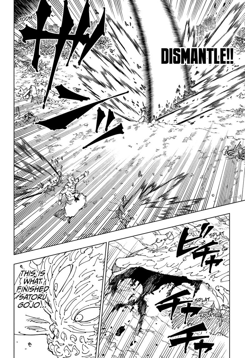 Jujutsu Kaisen Chapter 238 page 8 - Chapter 238: Inhuman Makyo Shinjuku Showdown, Part 15