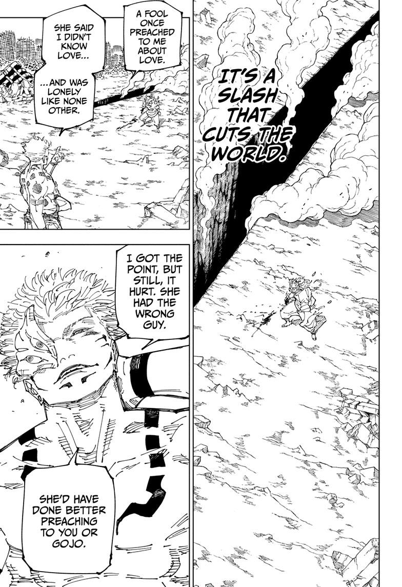 Jujutsu Kaisen Chapter 238 page 9 - Chapter 238: Inhuman Makyo Shinjuku Showdown, Part 15