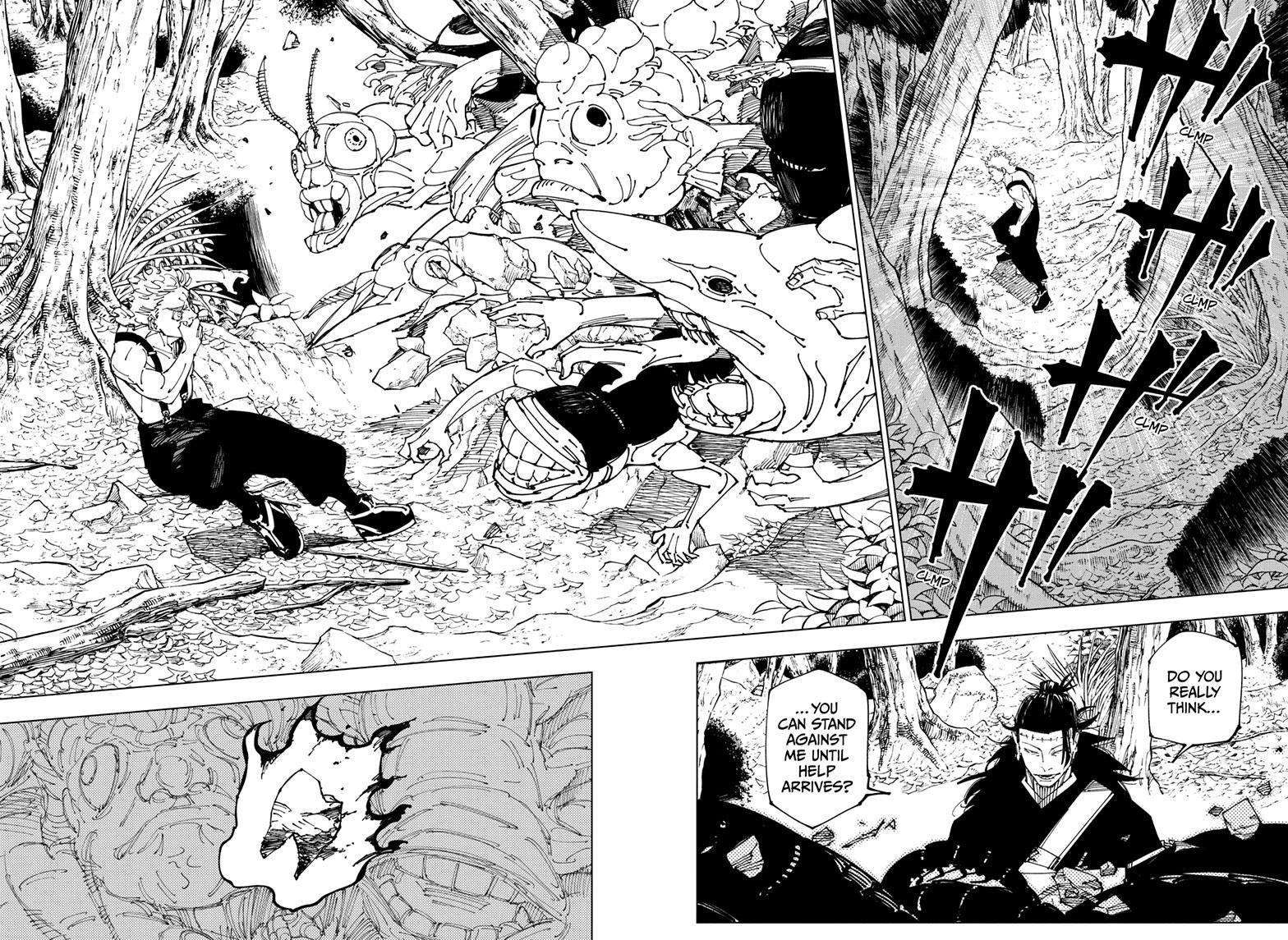 Jujutsu Kaisen Chapter 239 page 11 - Chapter 239: Foolish Survivor!!
