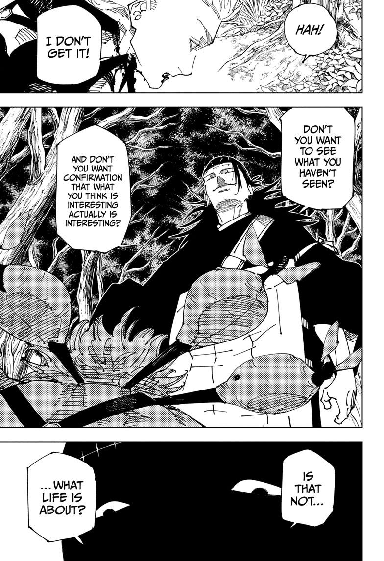 Jujutsu Kaisen Chapter 239 page 15 - Chapter 239: Foolish Survivor!!