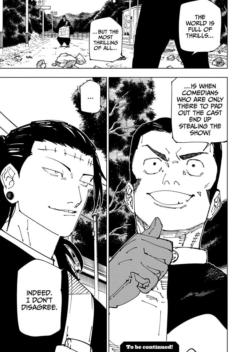 Jujutsu Kaisen Chapter 239 page 19 - Chapter 239: Foolish Survivor!!