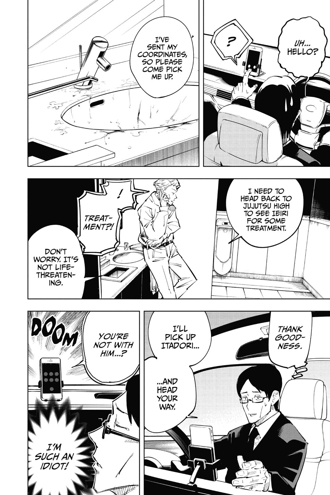 Jujutsu Kaisen Chapter 24 page 10 - Chapter 24: Young Fish and Revere Punishment, Part 6