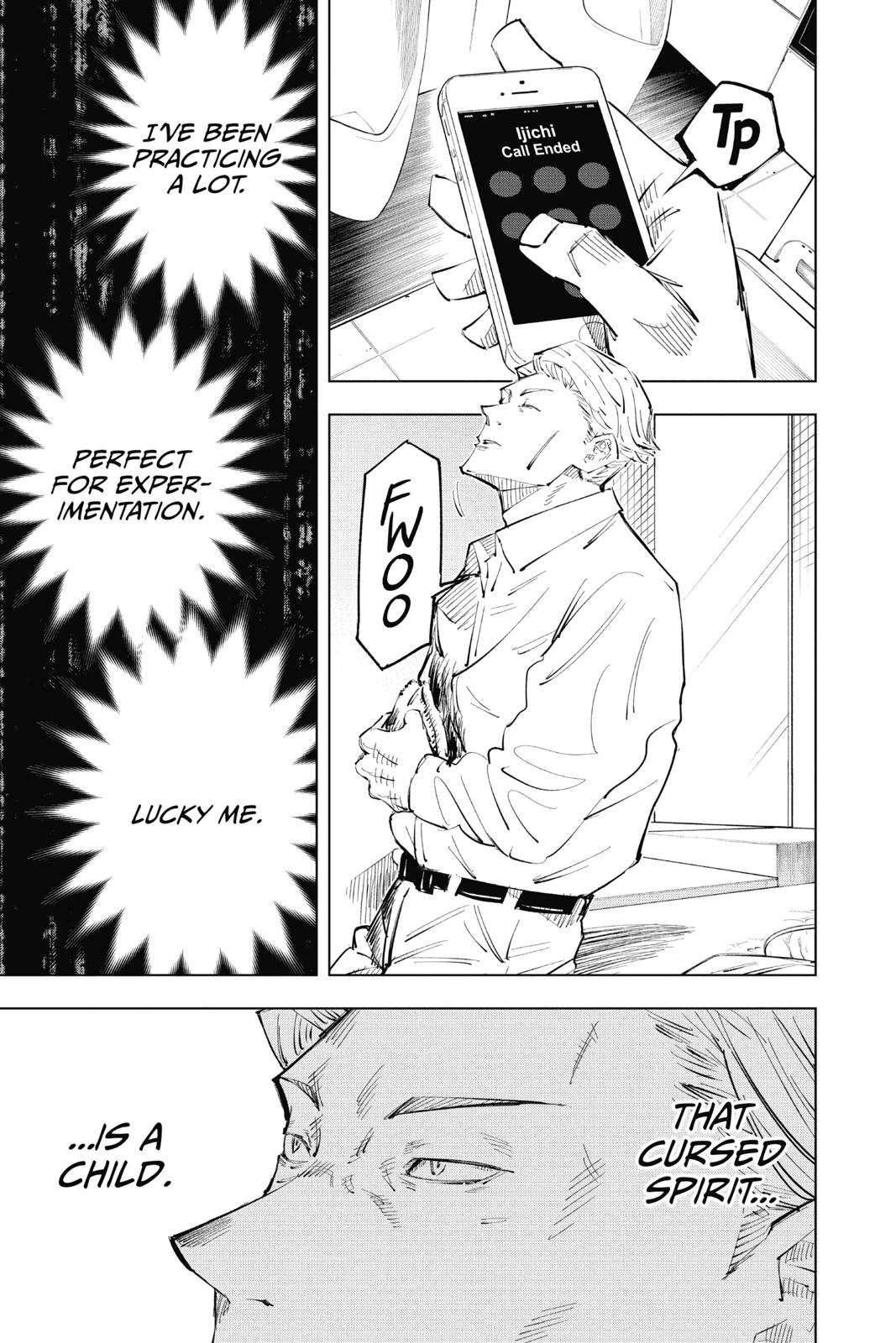 Jujutsu Kaisen Chapter 24 page 11 - Chapter 24: Young Fish and Revere Punishment, Part 6