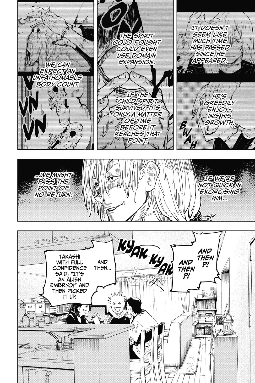 Jujutsu Kaisen Chapter 24 page 12 - Chapter 24: Young Fish and Revere Punishment, Part 6