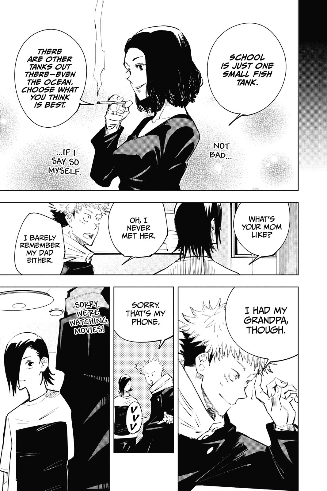 Jujutsu Kaisen Chapter 24 page 15 - Chapter 24: Young Fish and Revere Punishment, Part 6