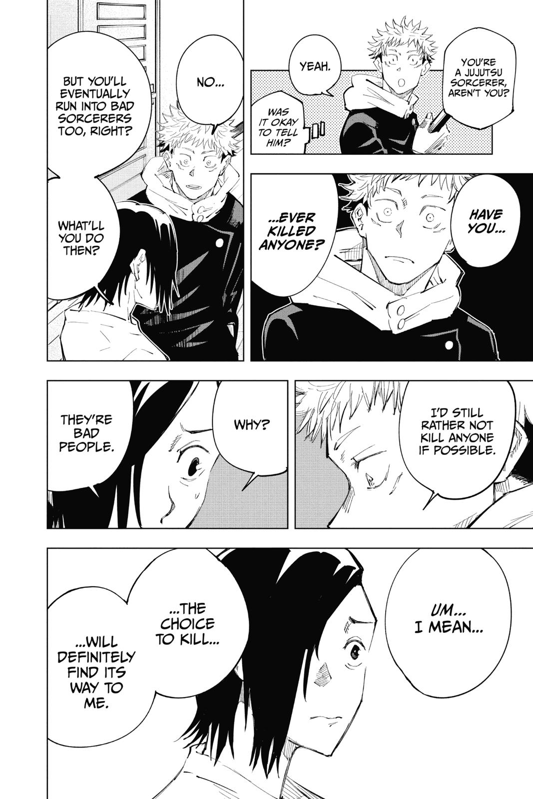 Jujutsu Kaisen Chapter 24 page 16 - Chapter 24: Young Fish and Revere Punishment, Part 6