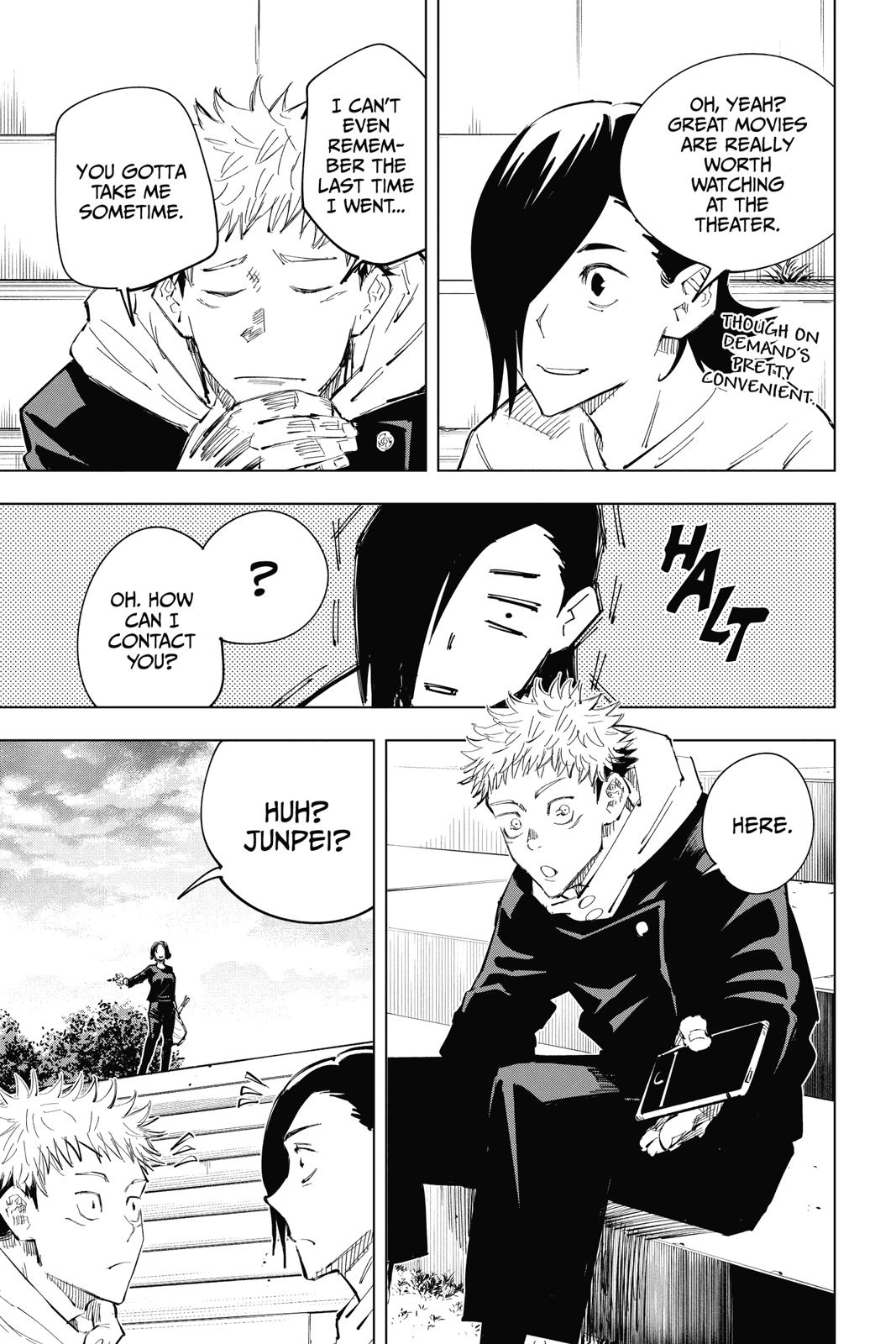 Jujutsu Kaisen Chapter 24 page 3 - Chapter 24: Young Fish and Revere Punishment, Part 6