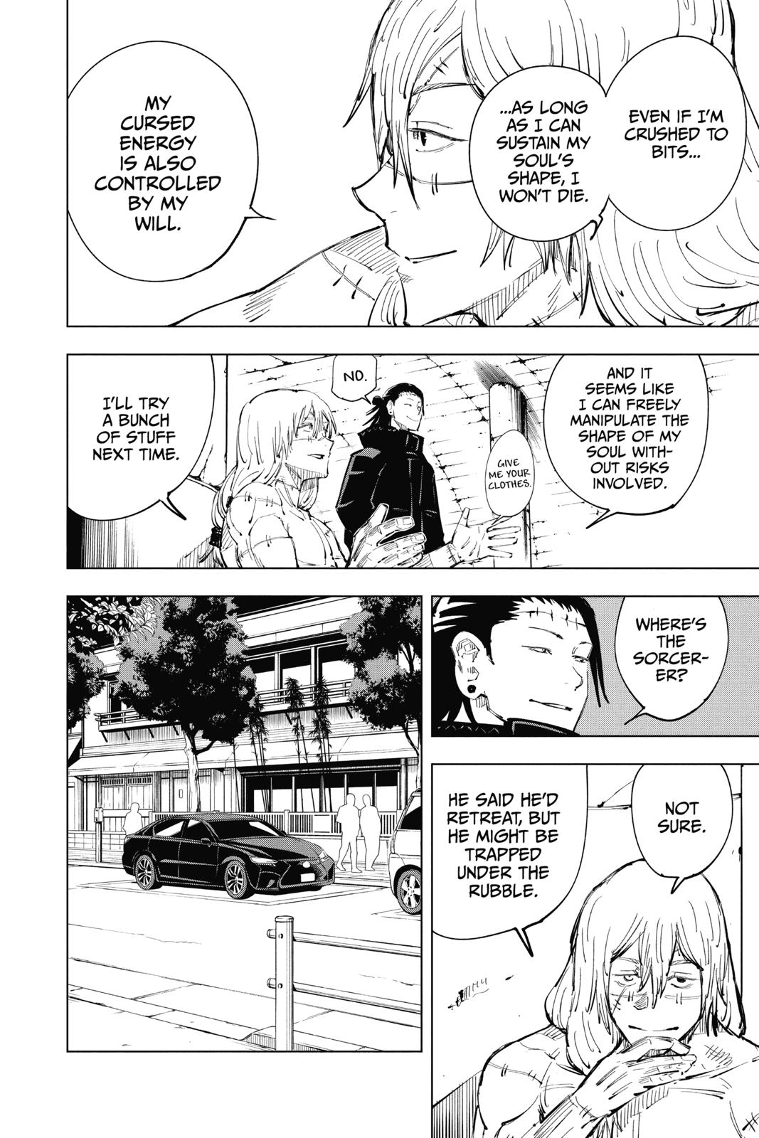 Jujutsu Kaisen Chapter 24 page 8 - Chapter 24: Young Fish and Revere Punishment, Part 6