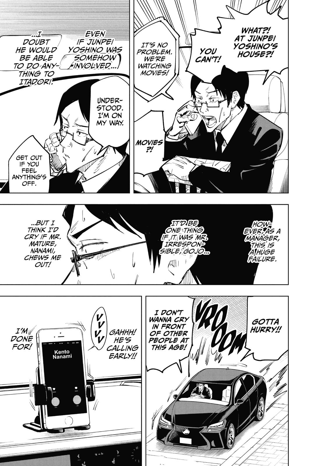 Jujutsu Kaisen Chapter 24 page 9 - Chapter 24: Young Fish and Revere Punishment, Part 6