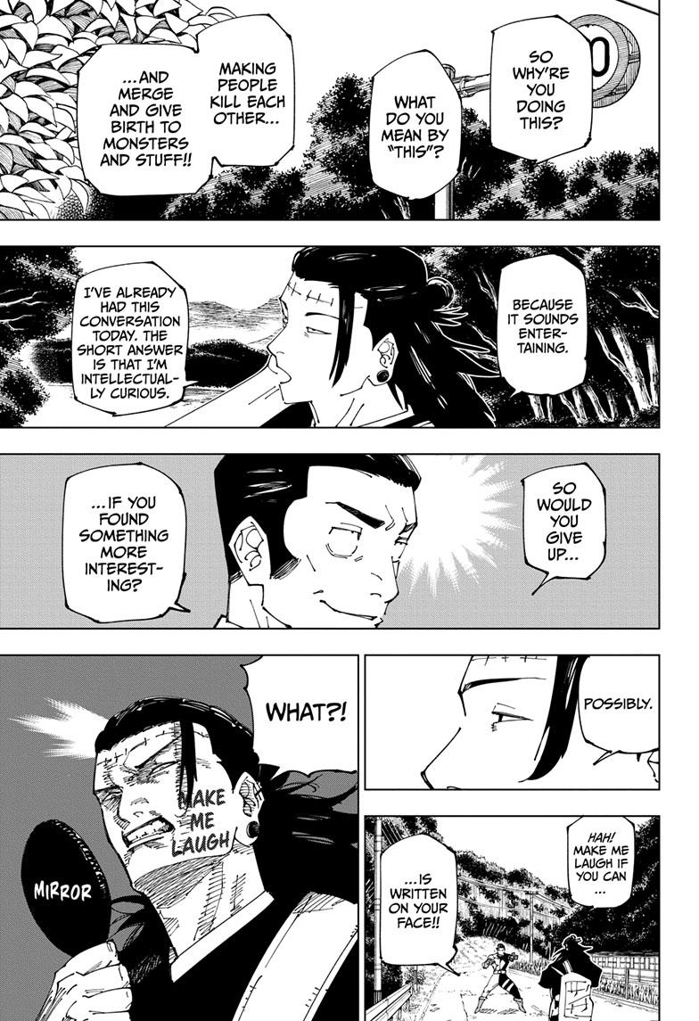 Jujutsu Kaisen Chapter 240 page 11 - Chapter 240: Foolish Survivor —Live On—