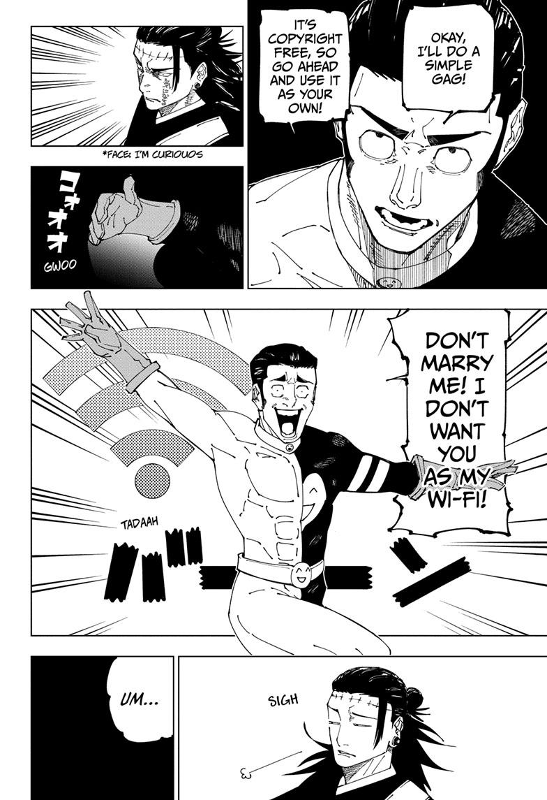 Jujutsu Kaisen Chapter 240 page 12 - Chapter 240: Foolish Survivor —Live On—