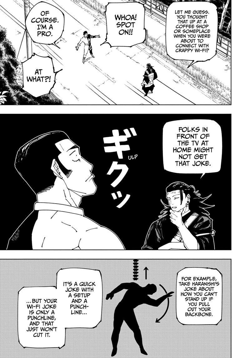 Jujutsu Kaisen Chapter 240 page 13 - Chapter 240: Foolish Survivor —Live On—