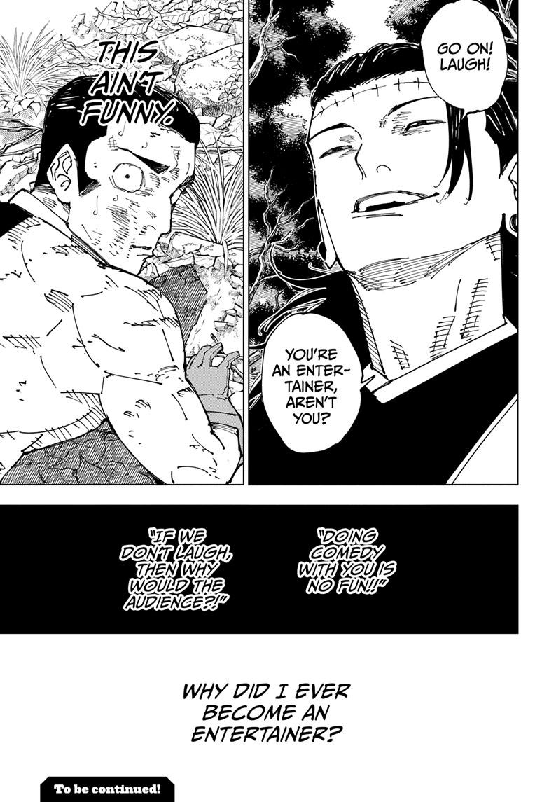 Jujutsu Kaisen Chapter 240 page 21 - Chapter 240: Foolish Survivor —Live On—