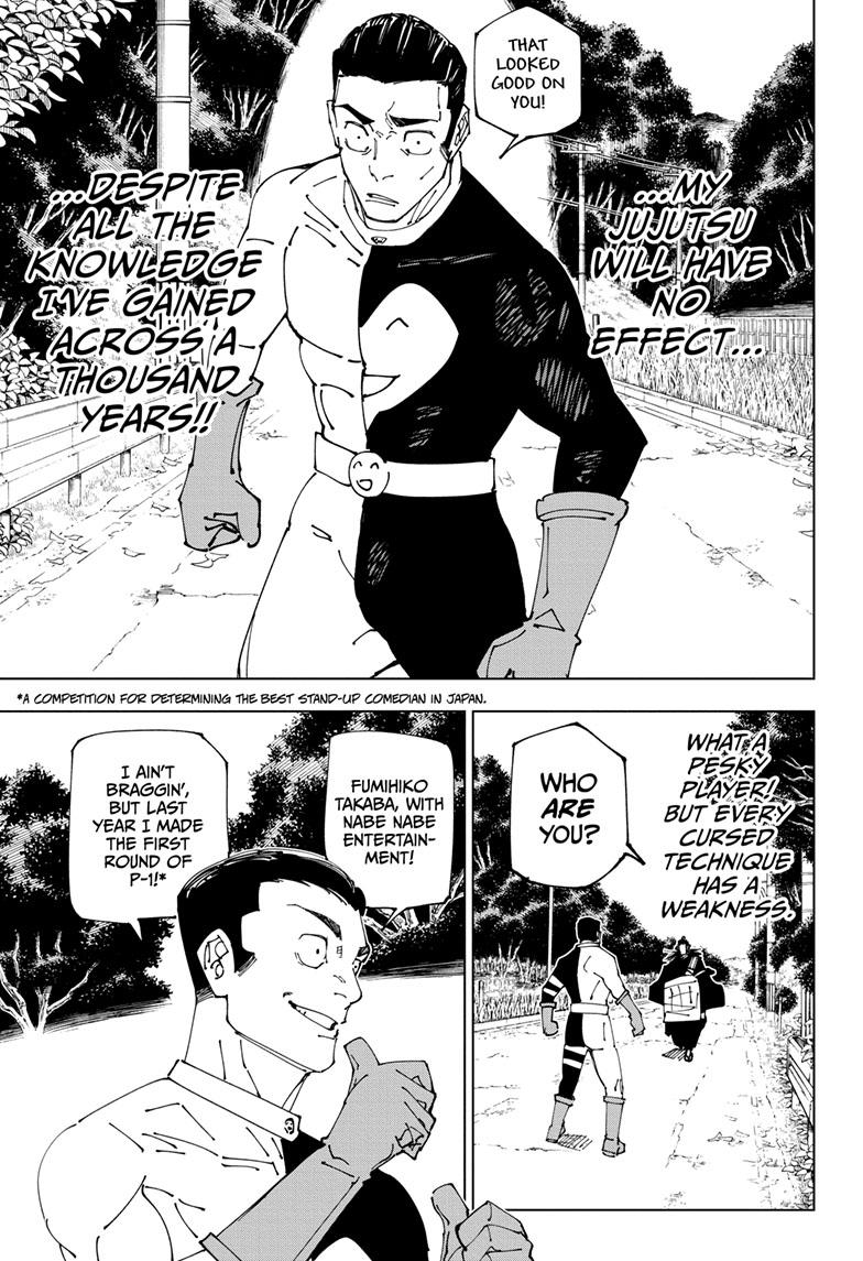 Jujutsu Kaisen Chapter 240 page 9 - Chapter 240: Foolish Survivor —Live On—