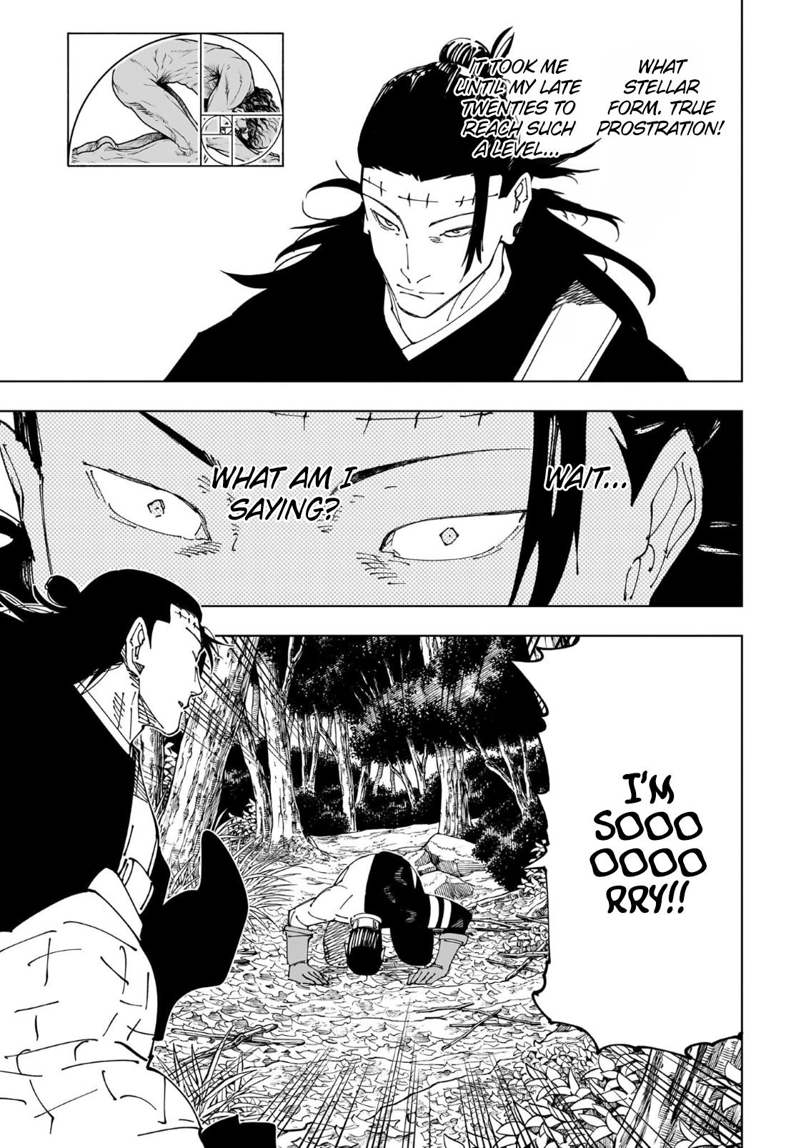 Jujutsu Kaisen Chapter 241 page 18 - Chapter 241: Foolish Survivor —Win and Remain—