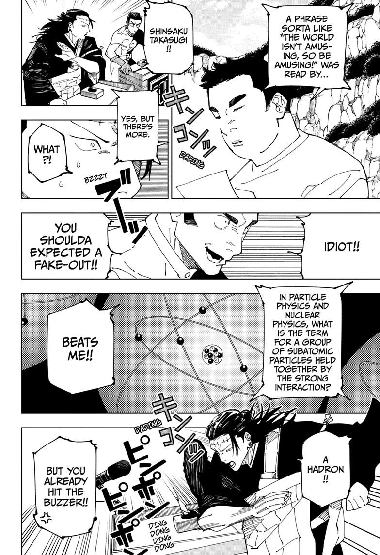 Jujutsu Kaisen Chapter 242 page 10 - Chapter 242: Foolish Survivor —Flying High—