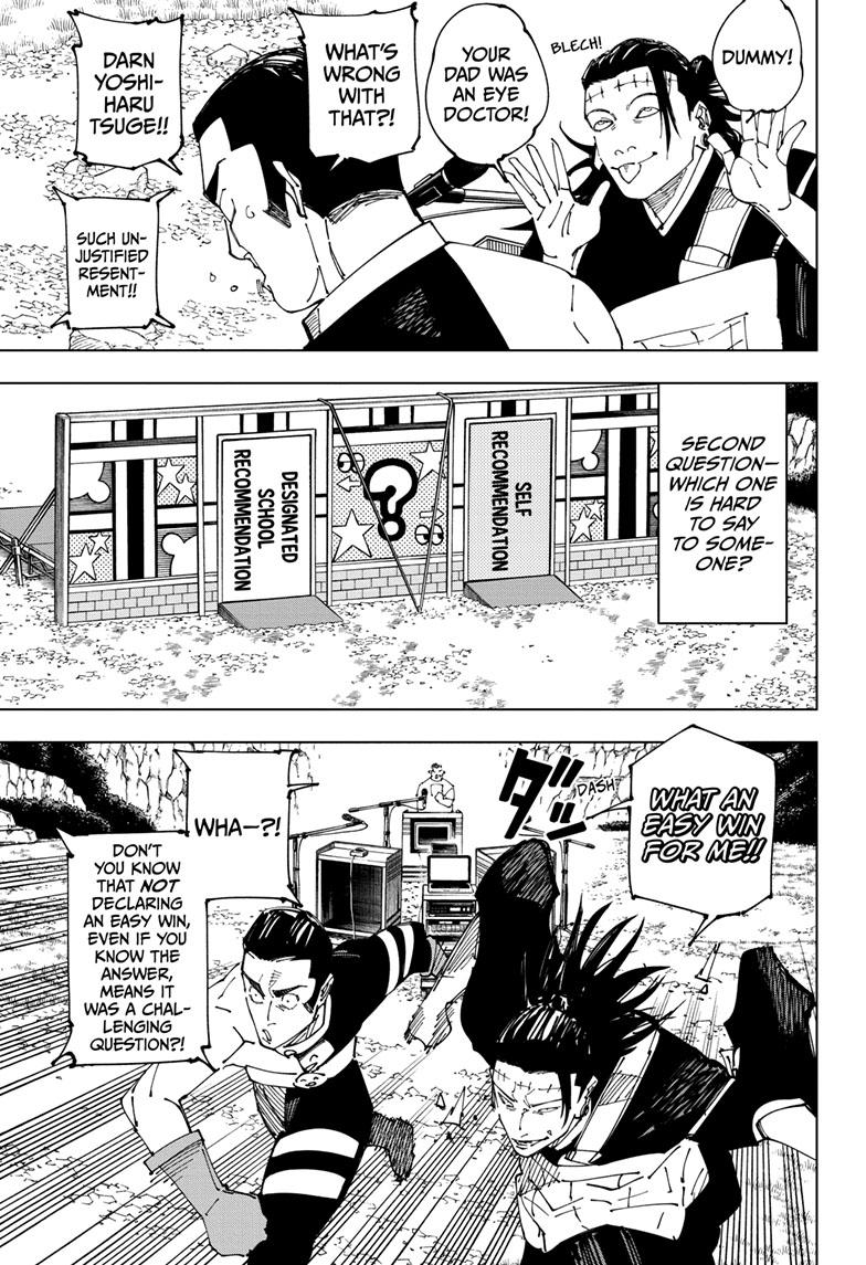 Jujutsu Kaisen Chapter 242 page 11 - Chapter 242: Foolish Survivor —Flying High—