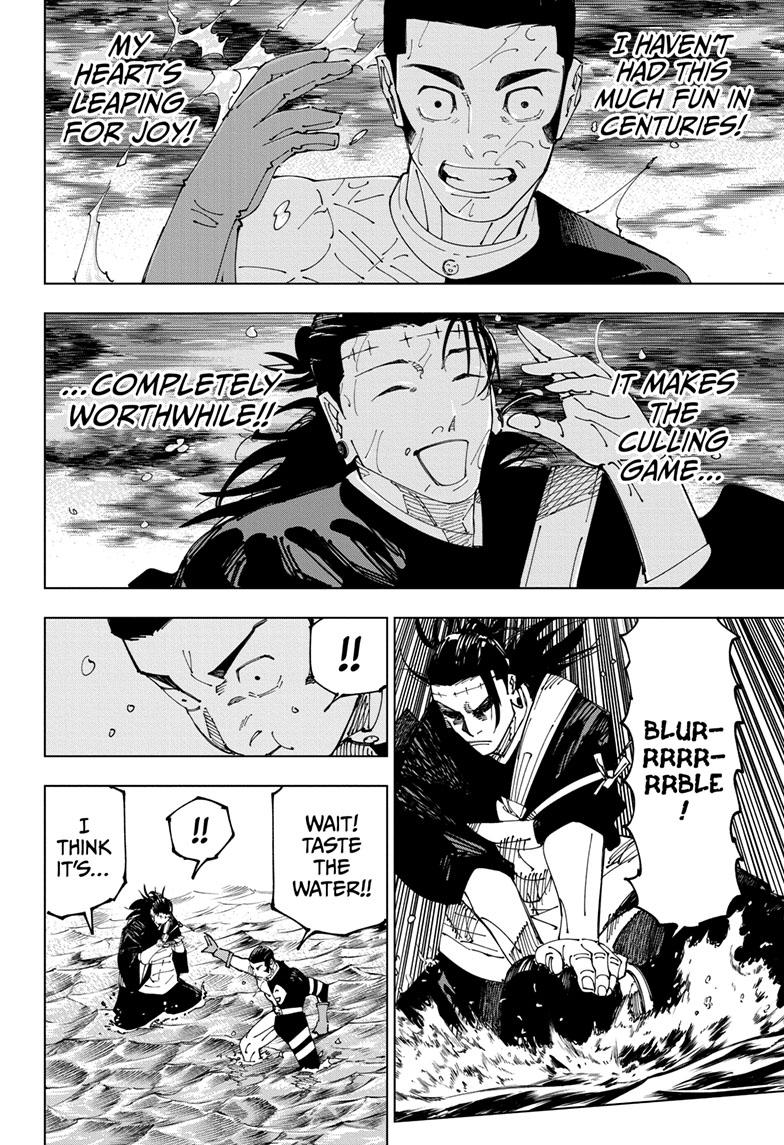 Jujutsu Kaisen Chapter 242 page 16 - Chapter 242: Foolish Survivor —Flying High—