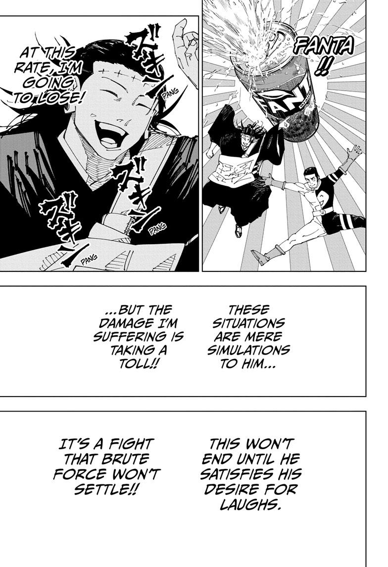 Jujutsu Kaisen Chapter 242 page 17 - Chapter 242: Foolish Survivor —Flying High—