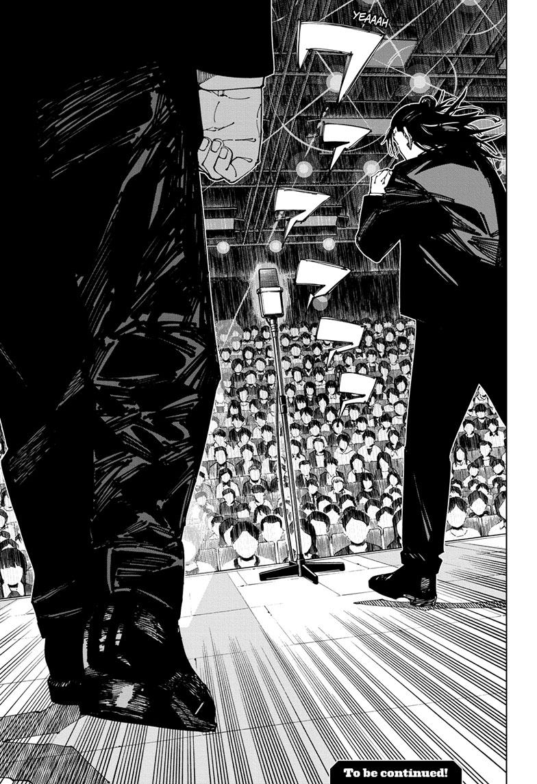 Jujutsu Kaisen Chapter 242 page 19 - Chapter 242: Foolish Survivor —Flying High—