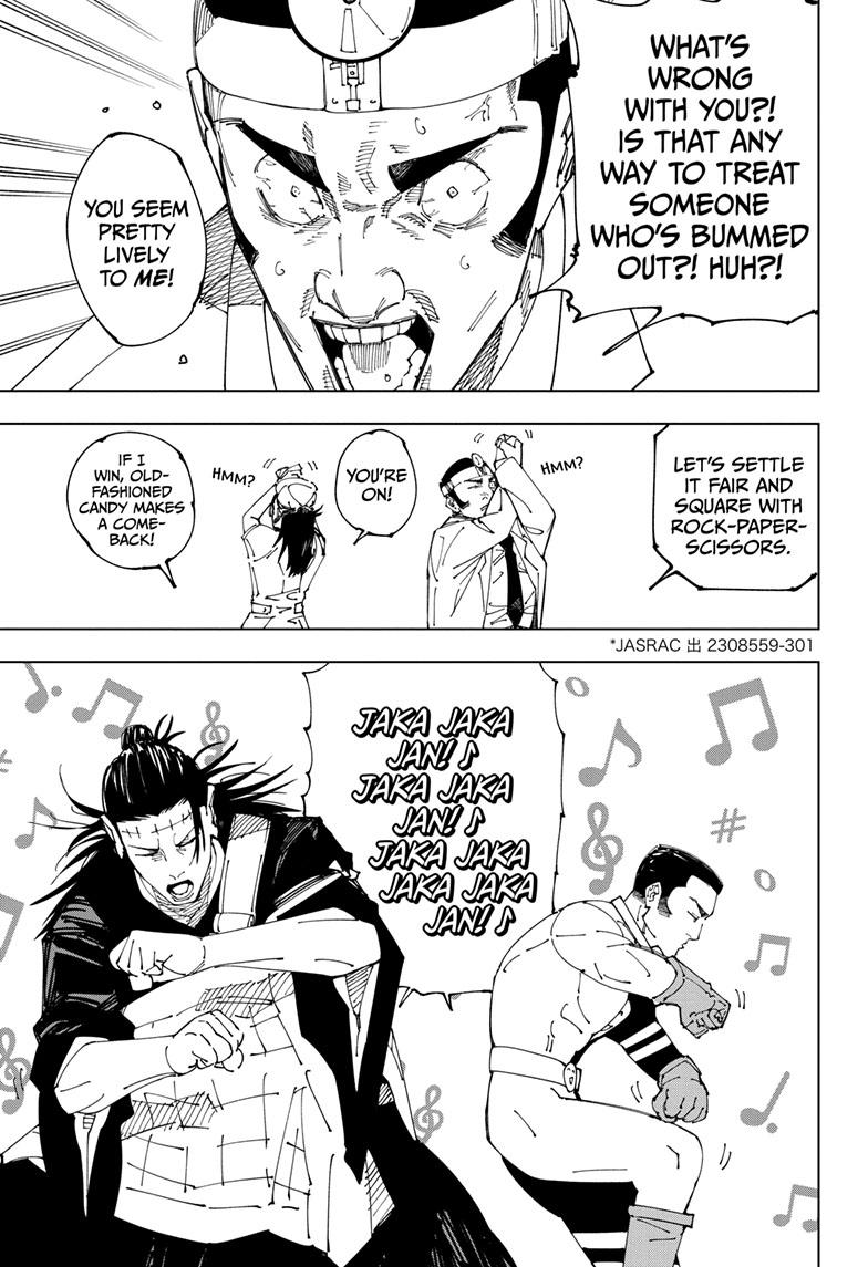 Jujutsu Kaisen Chapter 242 page 7 - Chapter 242: Foolish Survivor —Flying High—