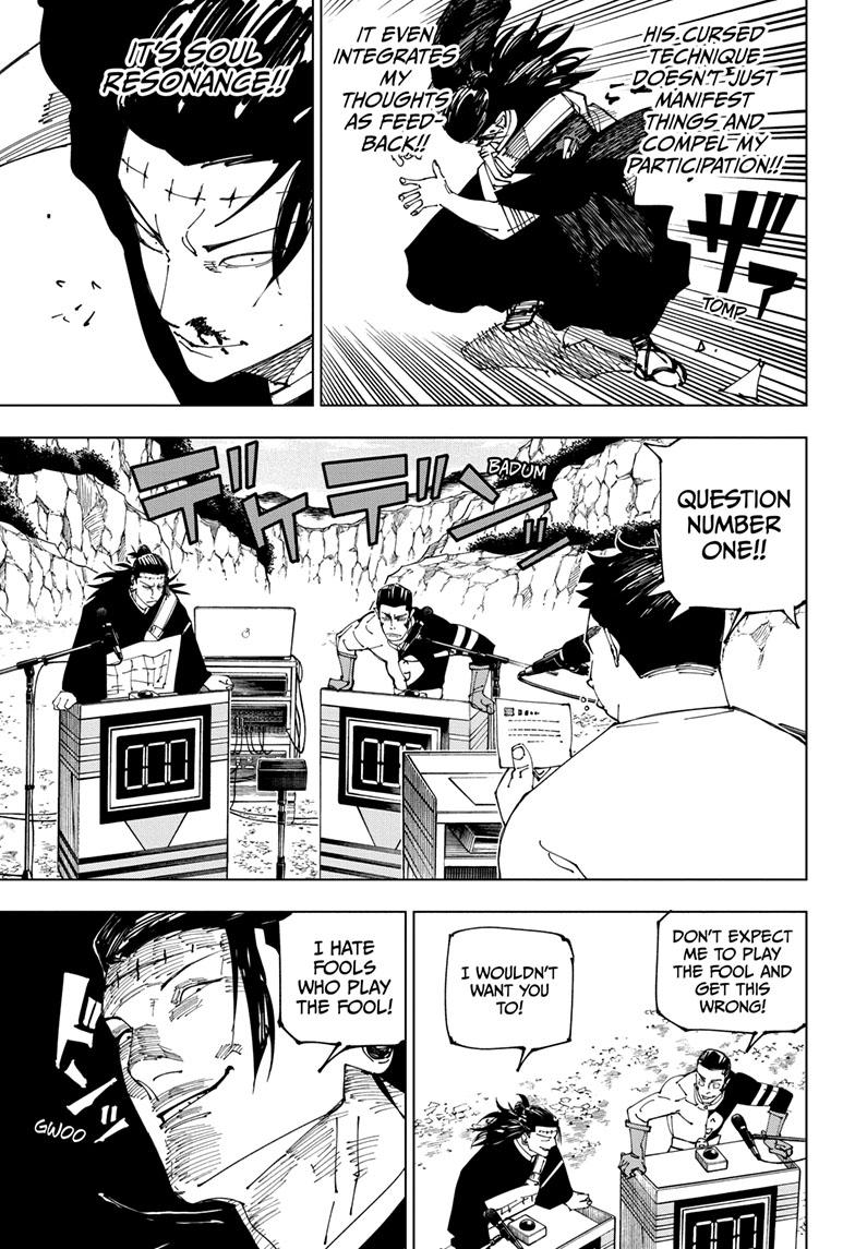 Jujutsu Kaisen Chapter 242 page 9 - Chapter 242: Foolish Survivor —Flying High—