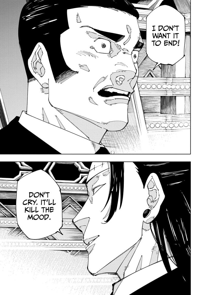 Jujutsu Kaisen Chapter 243 page 12 - Chapter 243: Foolish Survivor —Laughing It Up—