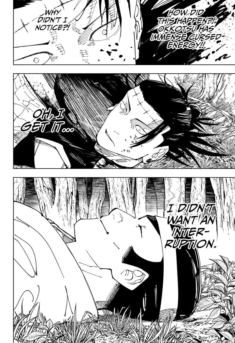Jujutsu Kaisen Chapter 243 page 16 - Chapter 243: Foolish Survivor —Laughing It Up—